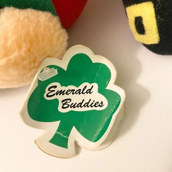 Vintage Emerald  Buddies 11 Inch Tall Kiddiefun Dublin 2 Leprechaun Plush - Picture 10 of 14
